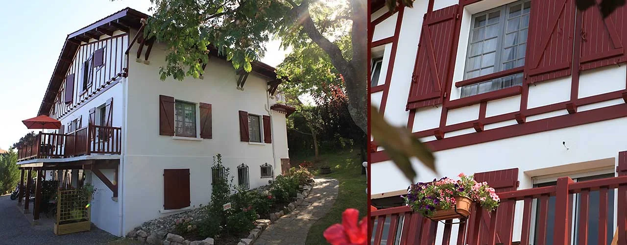 vue extérieur de la maison - Nun Obeki maison basque