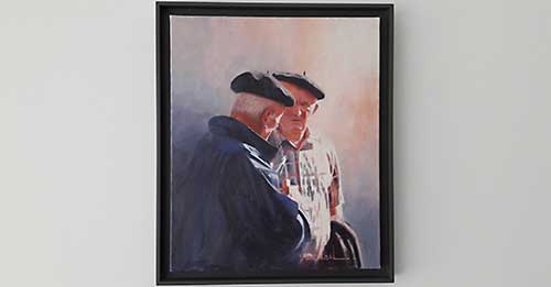 peinture - Nun Obeki maison basque