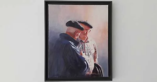peinture - Nun Obeki maison basque