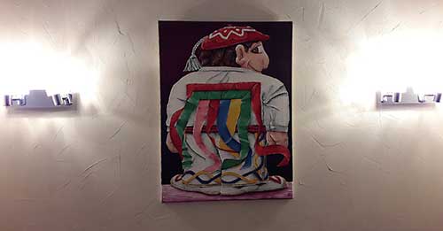 peinture - Nun Obeki maison basque